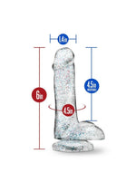 Load image into Gallery viewer, Naturally Yours Glitter Dildo with Balls