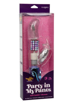 Load image into Gallery viewer, Naughty Bits Party In My Pants Jack Rabbit Rotating and Gyrating Vibrator - Multicolor