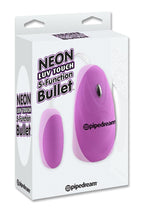 Load image into Gallery viewer, Neon Luv Touch Bullet Vibrator with Remote Control - Purple