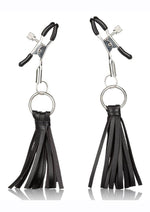 Load image into Gallery viewer, Nipple Play Playful Tassels Nipple Clamps - Black