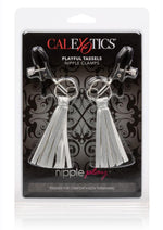 Load image into Gallery viewer, Nipple Play Playful Tassels Nipple Clamps - Silver