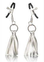 Load image into Gallery viewer, Nipple Play Playful Tassels Nipple Clamps - Silver