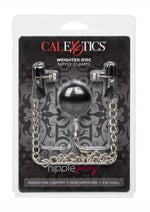 Load image into Gallery viewer, Nipple Play Weighted Disc Nipple Clamps - Silver