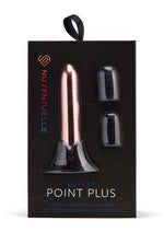 Load image into Gallery viewer, Nu Sensuelle Point Plus Rechargeable Bullet - Pink/Rose Gold