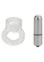 Load image into Gallery viewer, Nubby Lover's Delight Vibrating Cock Ring Cock Ring with Clitoral Stimulation