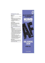 Load image into Gallery viewer, Numb AF Anal Numbing Flavored Cream - Blue Raspberry