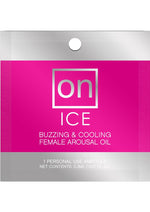 Load image into Gallery viewer, On Ice Buzzing and Cooling Female Arousal Oil .01 Oz Fishbowl - 75 Per Bowl