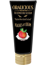 Load image into Gallery viewer, Oralicious Ultimate Oral Sex Cream 2oz - Peaches and Cream