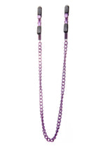 Load image into Gallery viewer, Ouch! Adjustable Nipple Clamps - Purple
