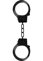 Load image into Gallery viewer, Ouch! Beginner's Handcuffs - Black/Metal