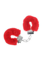 Load image into Gallery viewer, Ouch! Classic Fluffy Handcuffs - Red
