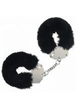 Load image into Gallery viewer, Ouch! Heavy-Duty Fluffy Handcuffs - Black