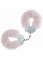 Load image into Gallery viewer, Ouch! Heavy-Duty Fluffy Handcuffs - Powder - Pink