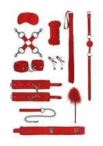 Load image into Gallery viewer, Ouch! Intermediate Bondage Kit - Red
