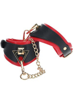 Load image into Gallery viewer, Ouch! Milan Collection Handcuffs - Black/Red