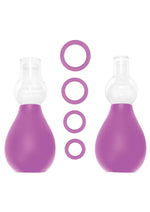 Load image into Gallery viewer, Ouch! Nipple Erector Pump - Purple - Set