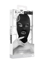 Load image into Gallery viewer, Ouch! Subversion Mask with Open Mouth and Eyes - Black