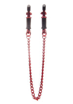 Load image into Gallery viewer, Ouch! Vice Nipple Clamps - Red