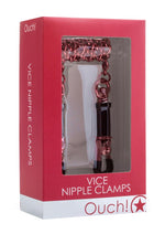 Load image into Gallery viewer, Ouch! Vice Nipple Clamps - Red