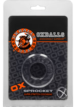 Load image into Gallery viewer, Oxballs Atomic Jock Sprocket Super Stretchy Cock Ring - Clear - 2.8in