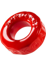 Load image into Gallery viewer, Oxballs Atomic Jock Sprocket Super Stretchy Cock Ring - Red - 2.8in