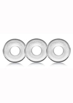 Load image into Gallery viewer, Oxballs Ringer Donut Cock Ring - Clear - 3 Pack