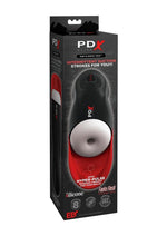 Load image into Gallery viewer, Pdx Elite Fap-O-Matic Pro Rechargeable Masturbator - Black/White