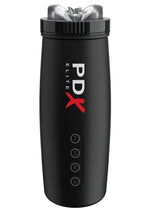 Load image into Gallery viewer, Pipedream Extreme Elite Rechargeable Motorbator 2 Masturbator - Pussy - Black/Clear