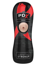 Load image into Gallery viewer, Pipedream Extreme Elite Vibrating Anal Masturbator with Bullet - Butt - Black/Flesh/Vanilla