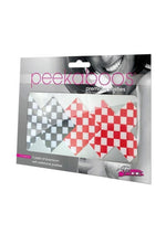 Load image into Gallery viewer, Peekaboo Off The Wall X Pasties - Black/Red