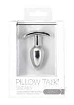 Load image into Gallery viewer, Pillow Talk Sneaky Luxurious Stainless Steel Anal Plug