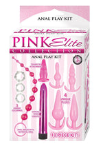 Load image into Gallery viewer, Pink Elite Collection Vibrating Anal Play Kit