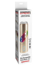 Load image into Gallery viewer, Pipedream Extreme Toyz Rechargeable Roto-Bator Ass Masturbator - Butt - Clear/Gold/Multicolor