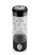 Load image into Gallery viewer, Pipedream Extreme Toyz Roto-Bator Ass Masturbator - Butt - Black/Clear