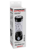 Load image into Gallery viewer, Pipedream Extreme Toyz Roto-Bator Ass Masturbator - Butt - Black/Clear