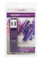 Load image into Gallery viewer, Pocket Exotics Turbo 8 Accelerator Double Bullet - Purple