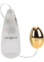 Load image into Gallery viewer, Pocket Exotics Vibrating Gold Egg - Gold