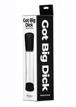 Load image into Gallery viewer, Powerbullet Got Big Dick Automatic Penis Pump - Black/Clear
