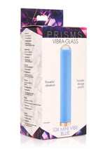 Load image into Gallery viewer, Prisms 10x Mini Vibe Rechargeable Glass Bullet - Blue