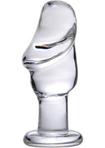 Load image into Gallery viewer, Prisms Asvini Glass Penis Anal Plug - Clear