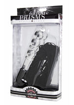 Load image into Gallery viewer, Prisms Lingam Glass Dildo Flogger - Black/Clear