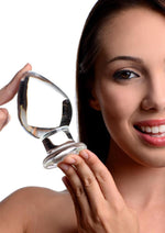 Load image into Gallery viewer, Prisms Molten Wide Glass Butt Plug