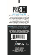 Load image into Gallery viewer, Problo Fishbowl Oral Pleasure Flavored Gel 10ml (65 Per Bowl) - Cupcake
