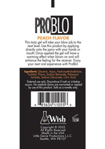 Load image into Gallery viewer, Problo Fishbowl Oral Pleasure Flavored Gel 10ml (65 Per Bowl) - Peach