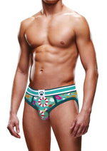 Load image into Gallery viewer, Prowler Beach Brief - Aqua/Green - Small