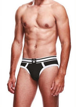 Load image into Gallery viewer, Prowler Black/White Brief - Black/White - Small