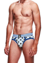 Load image into Gallery viewer, Prowler Blue Paw Brief - Blue/White - Small