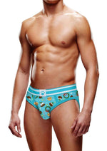 Load image into Gallery viewer, Prowler Christmas Pudding Brief - Blue/White - Small
