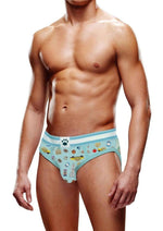 Load image into Gallery viewer, Prowler NYC Brief - Blue/White - Medium