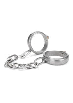 Load image into Gallery viewer, Prowler Red Heavy Duty Metal Handcuffs - Stainless - Silver/Steel